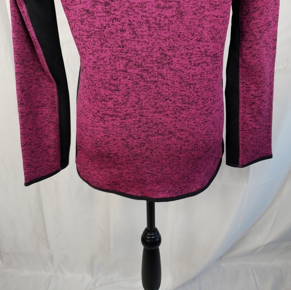 Marc New York Lightweight Zip Front Purple & Black Heathered Pockets Jacket Sz M - Picture 10 of 15